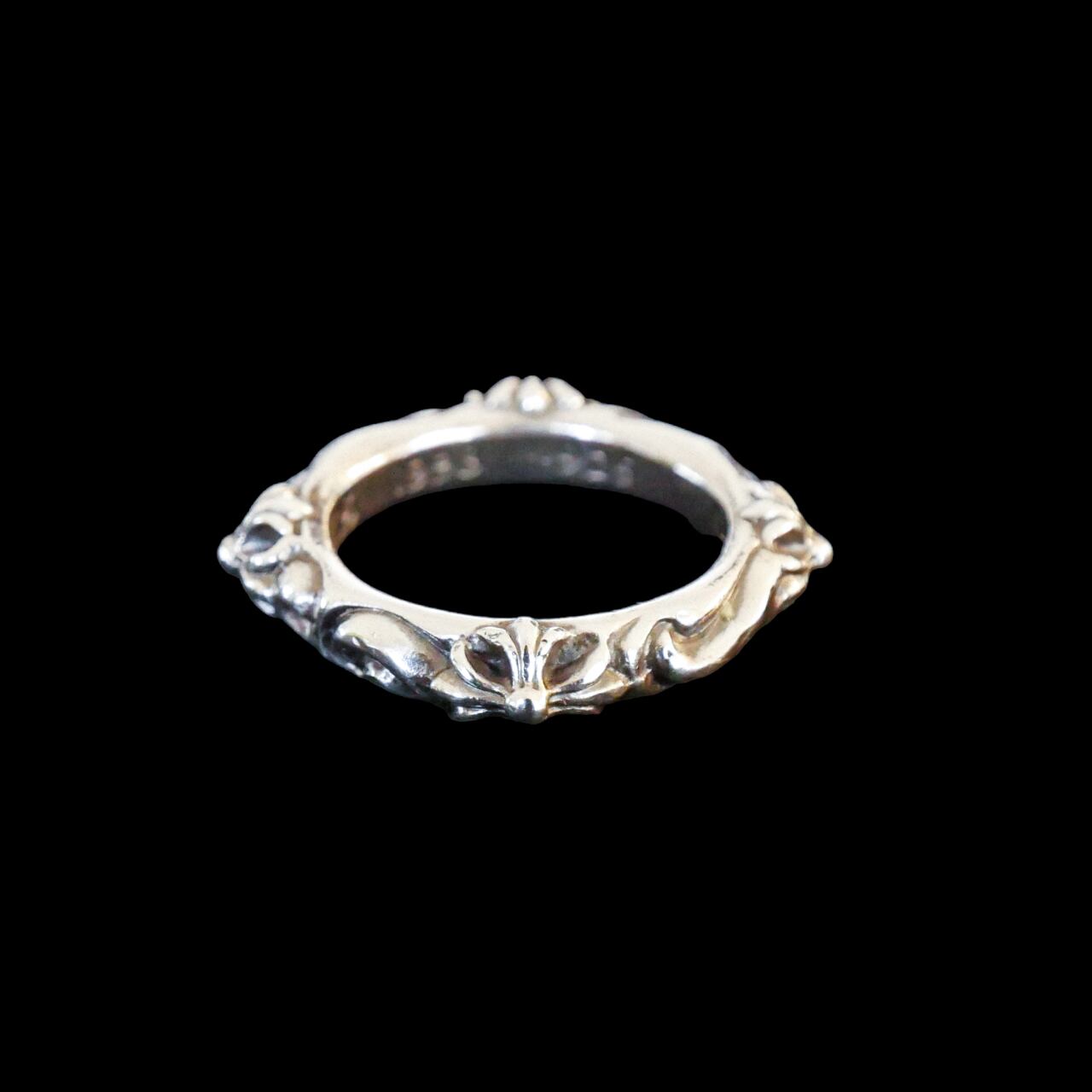 CHROME HEARTS クロムハーツ SBT クロスバンド リング シルバー 16号 