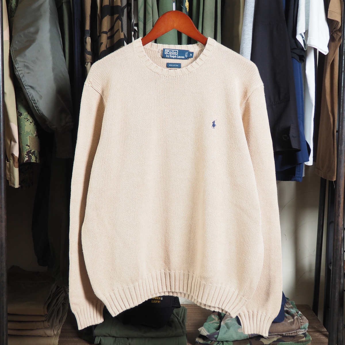 90's "Ralph Lauren” Cotton knit | 古着屋シミー