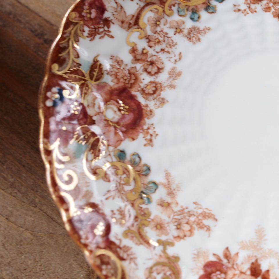 英国アンティーク サミュエルラドフォード イマリフラワー トリオA