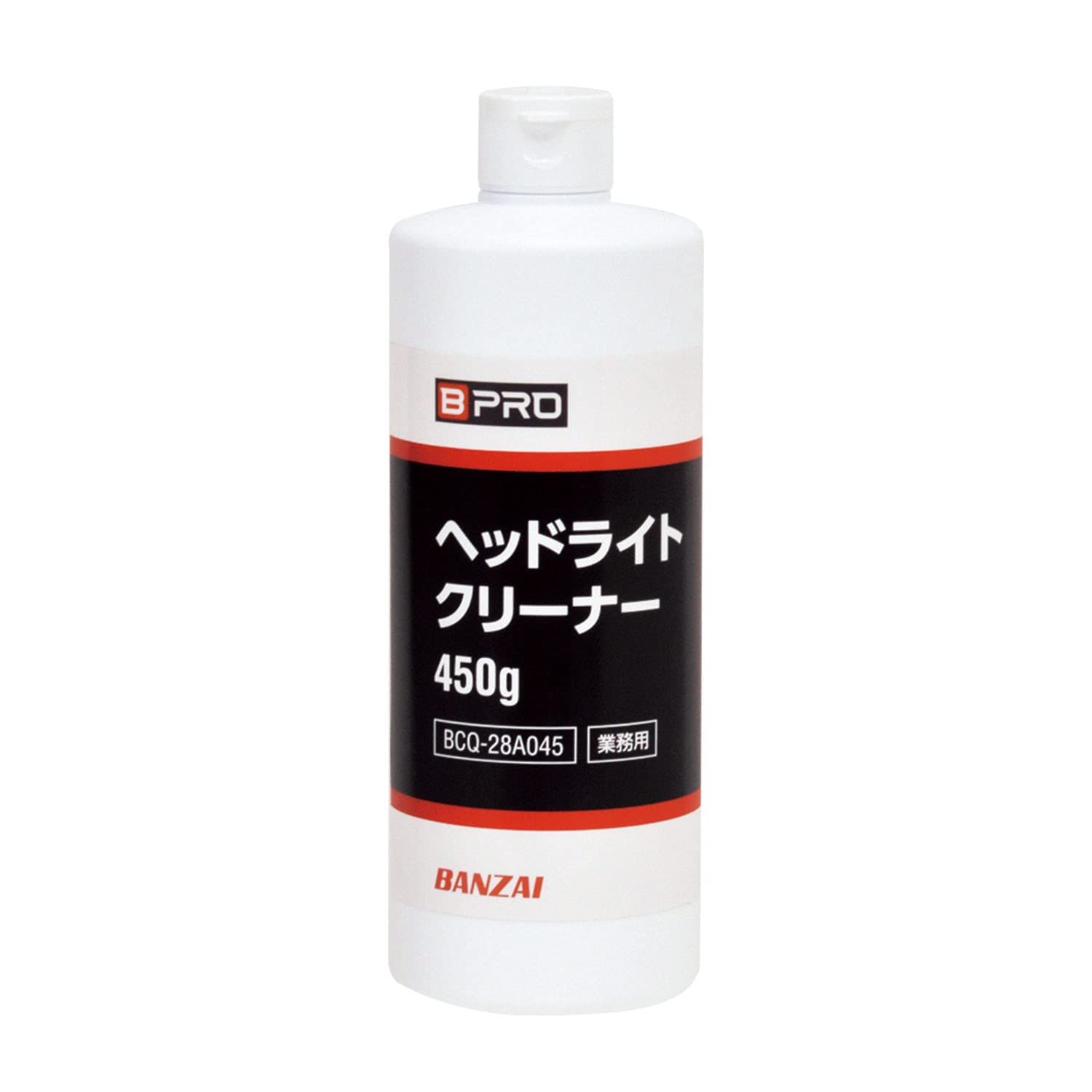 BPRO 車用コンパウンド ヘッドライトクリーナー 450g 手磨きで簡単黄ばみ除去 洗車 業務用 BCQ-28A045