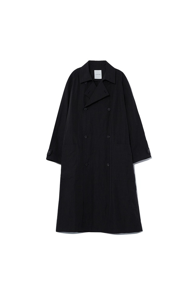 [LE17SEPTEMBRE][MEN] CRISP RAGLAN TRENCH COAT [BLACK] 正規品 韓国ブランド 韓国通販 韓国代行 韓国ファッション LE 17 SEPTEMBRE ル 17 セプテンバー 韓国 店舗