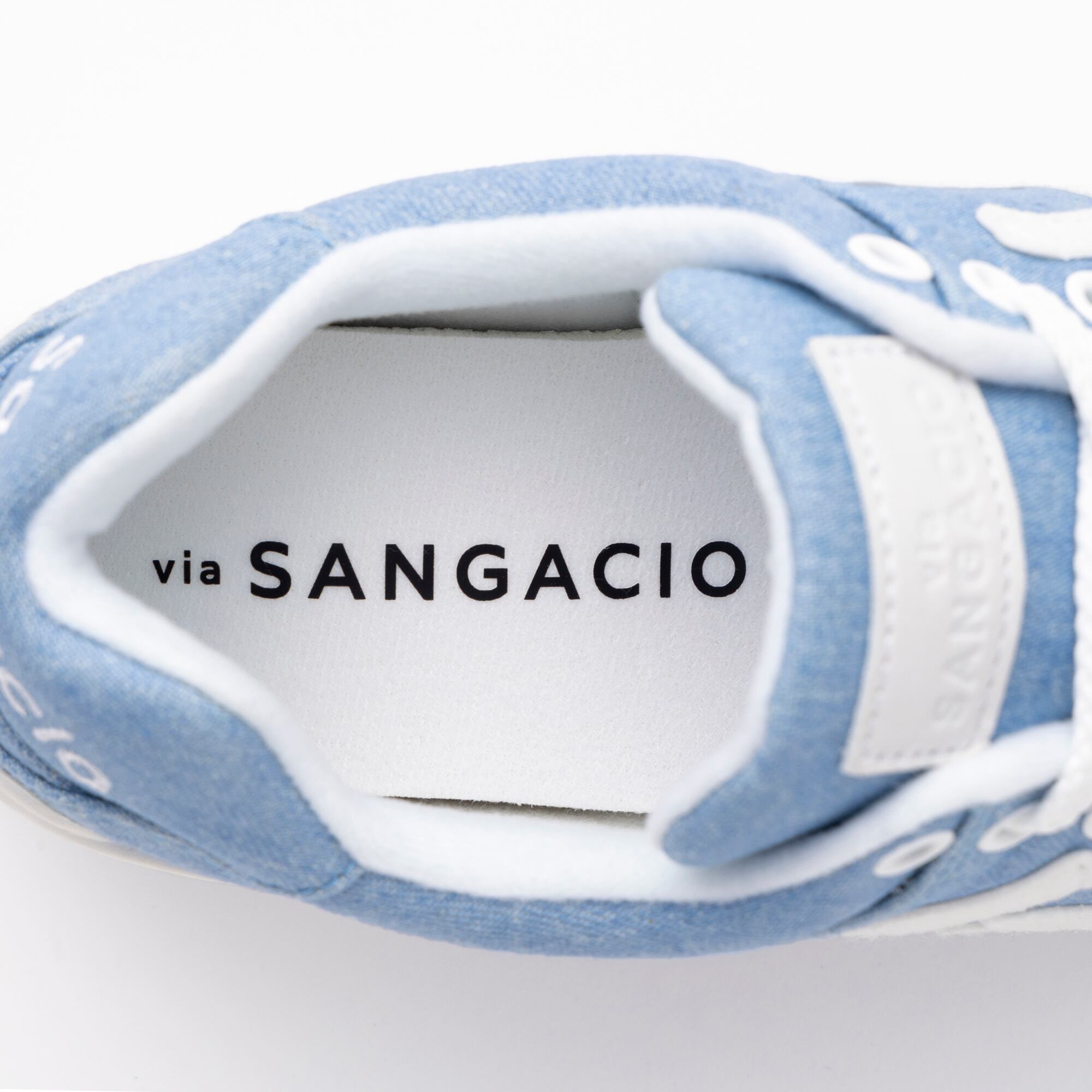 Via SANGACIO にゅ〜ず DENIM SKY BLUE 26.5cm www.sudouestprimeurs.fr