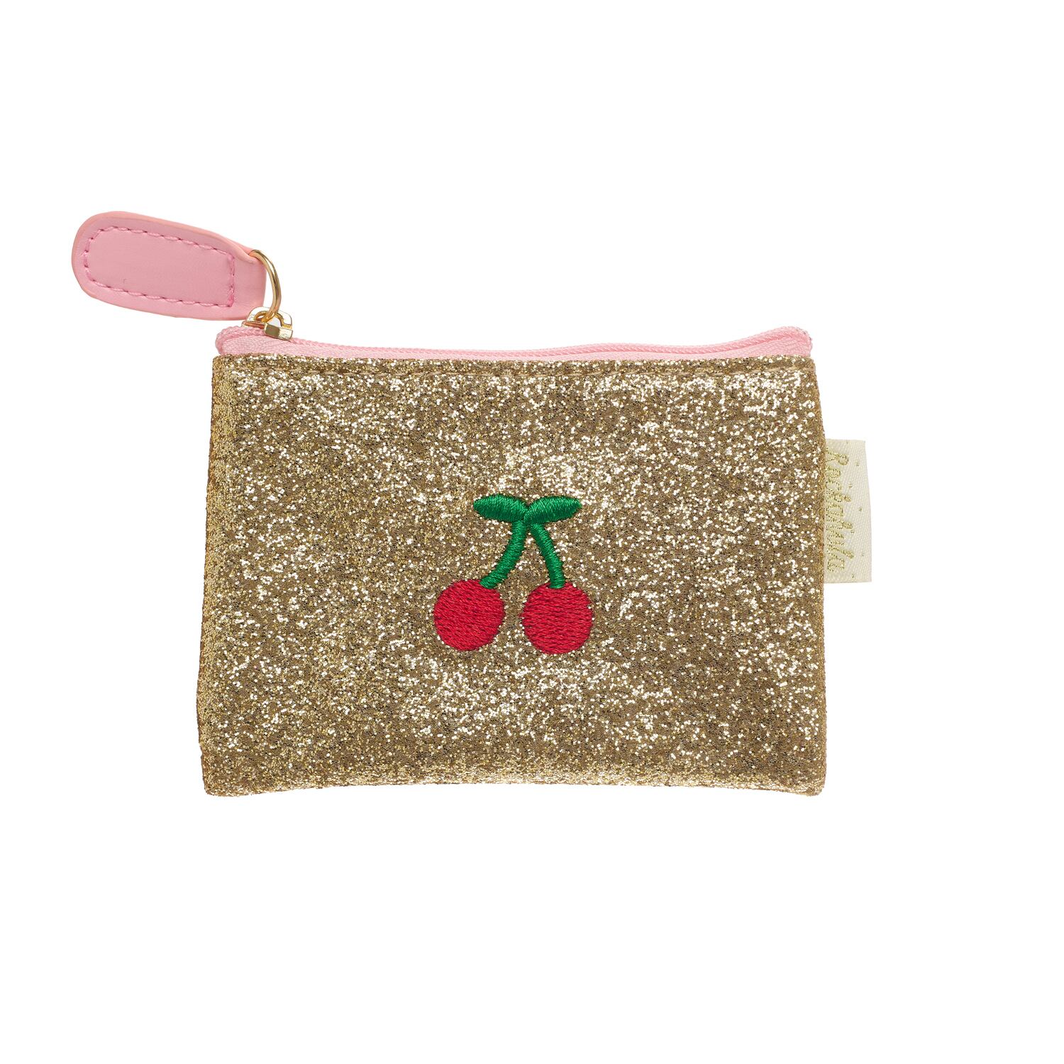 P261G:Cherry Dreams Glitter Mini Purse-GOLD