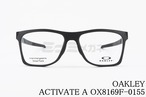 OAKLEY メガネ Activate（A） OX8169F-01 ウエリントン アジアンフィットモデル オークリー アクティベート 正規品