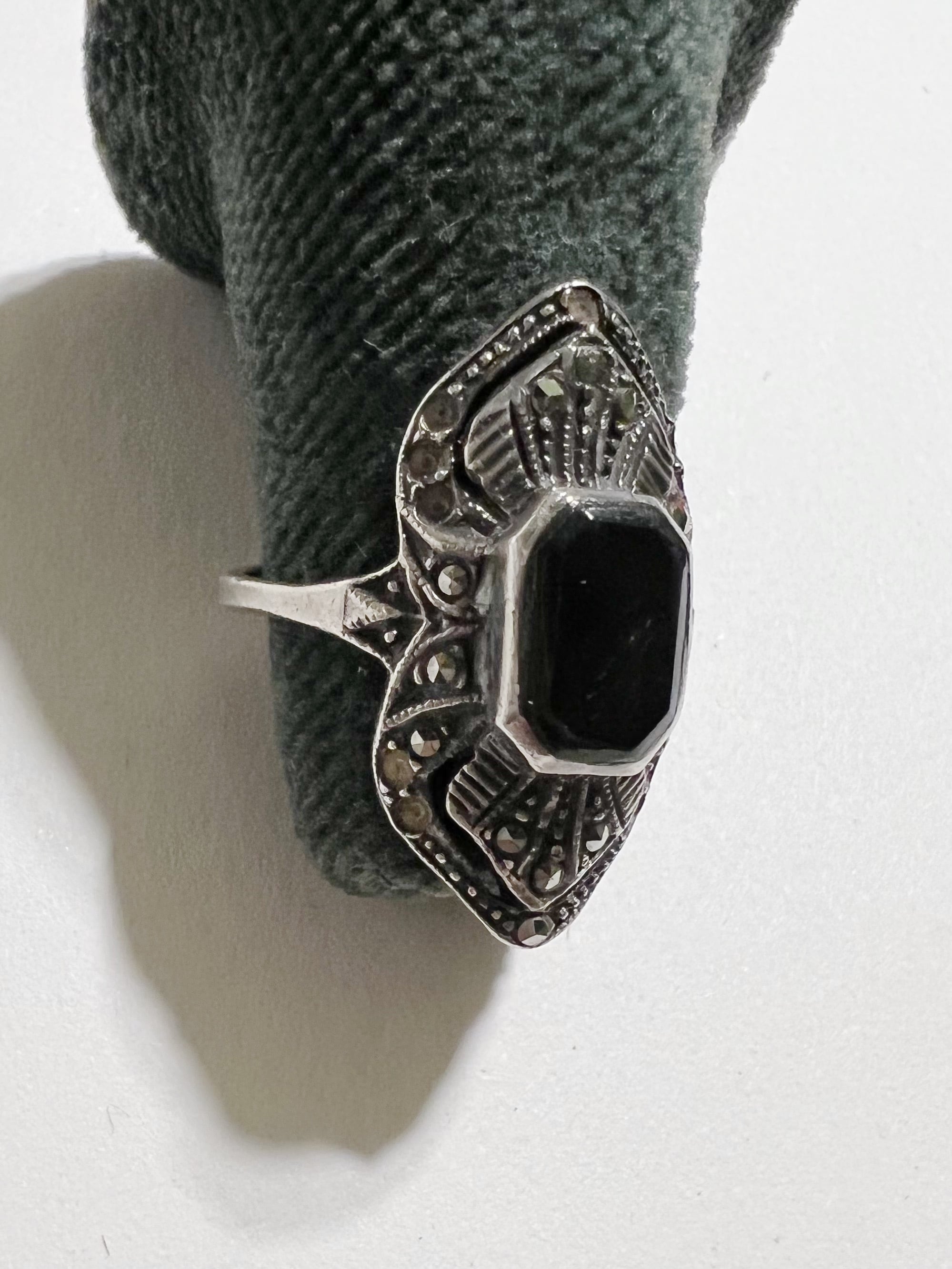 【11号】Vintage 925 silver × onix ring ( ヴィンテージ シルバー × オニキス リング 指輪 ) | Riyad  vintage shop powered by BASE