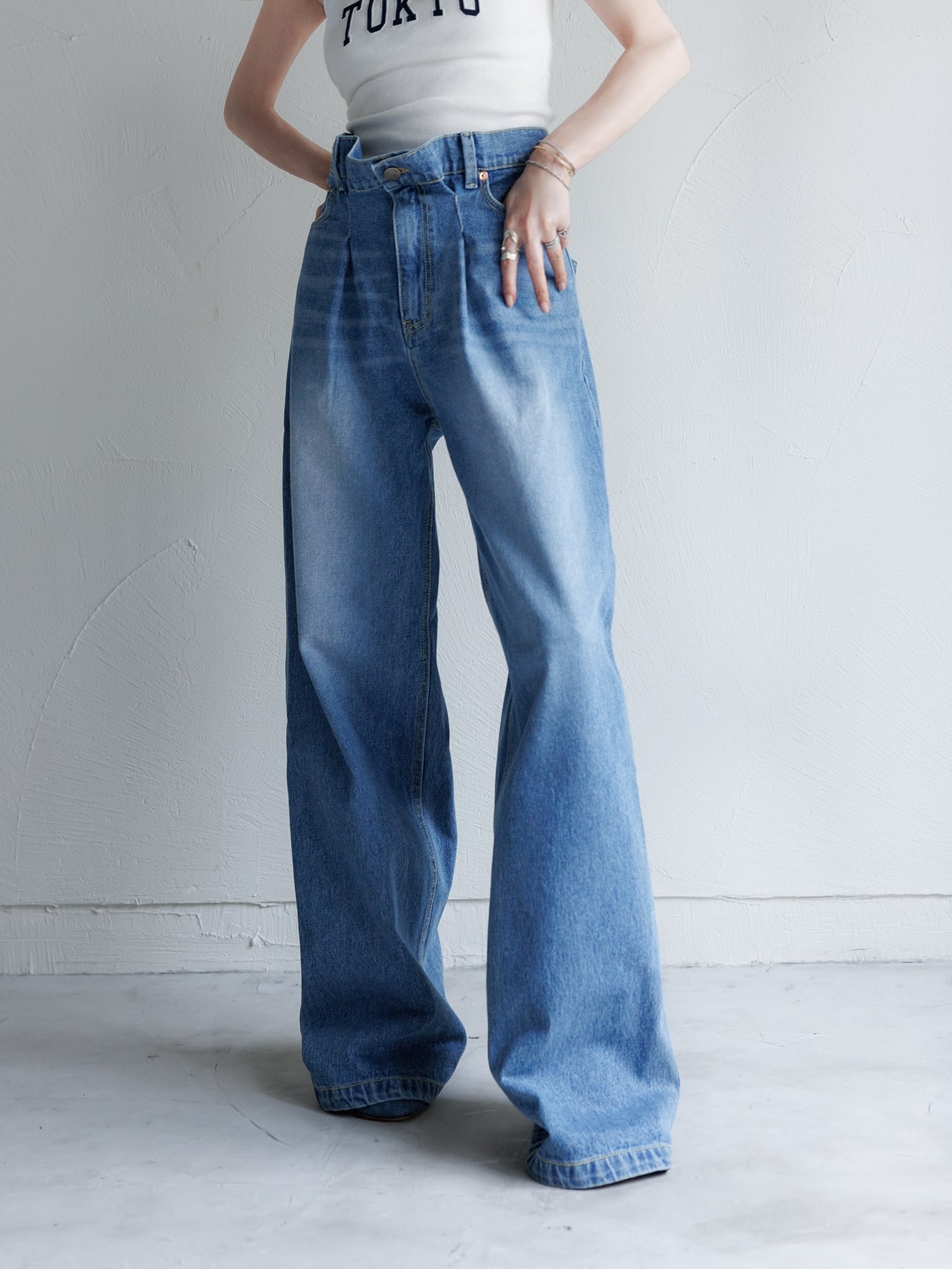 6/19Fri.20Sat.NAGOYA POPUP再販開始!!】Tucked Denim Pants タック
