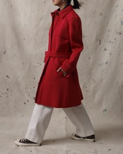 Lanvin / Mesh Belted Coat