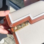 2021年SSモデル DELVAUX タンペート キャンバス×レザーショルダー thumbnail 3