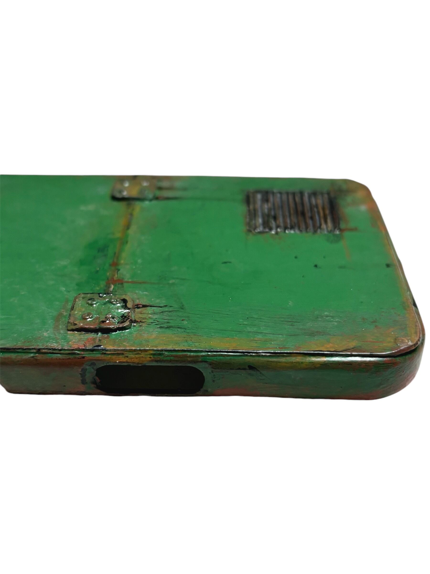 PROZEEL サビ塗装ビンテージ風 マッドダクトスマホケース | vintage