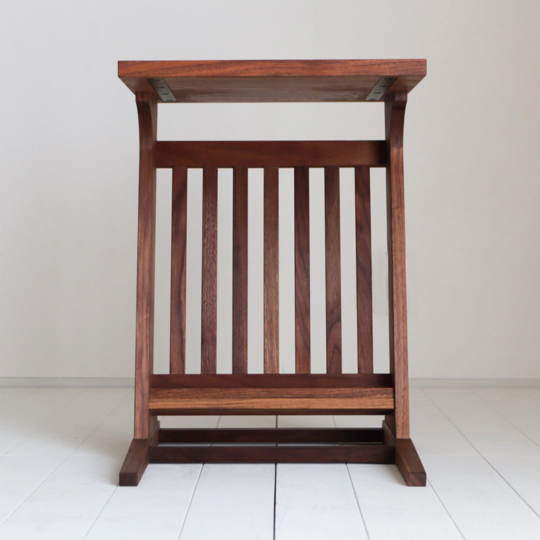 ソファサイドテーブル サイドテーブル ウォールナット Lサイズ