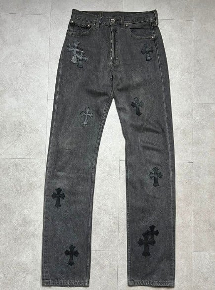 CHROME HEARTS クロムハーツ Levis Cross Patch Denim デニム ジーパン