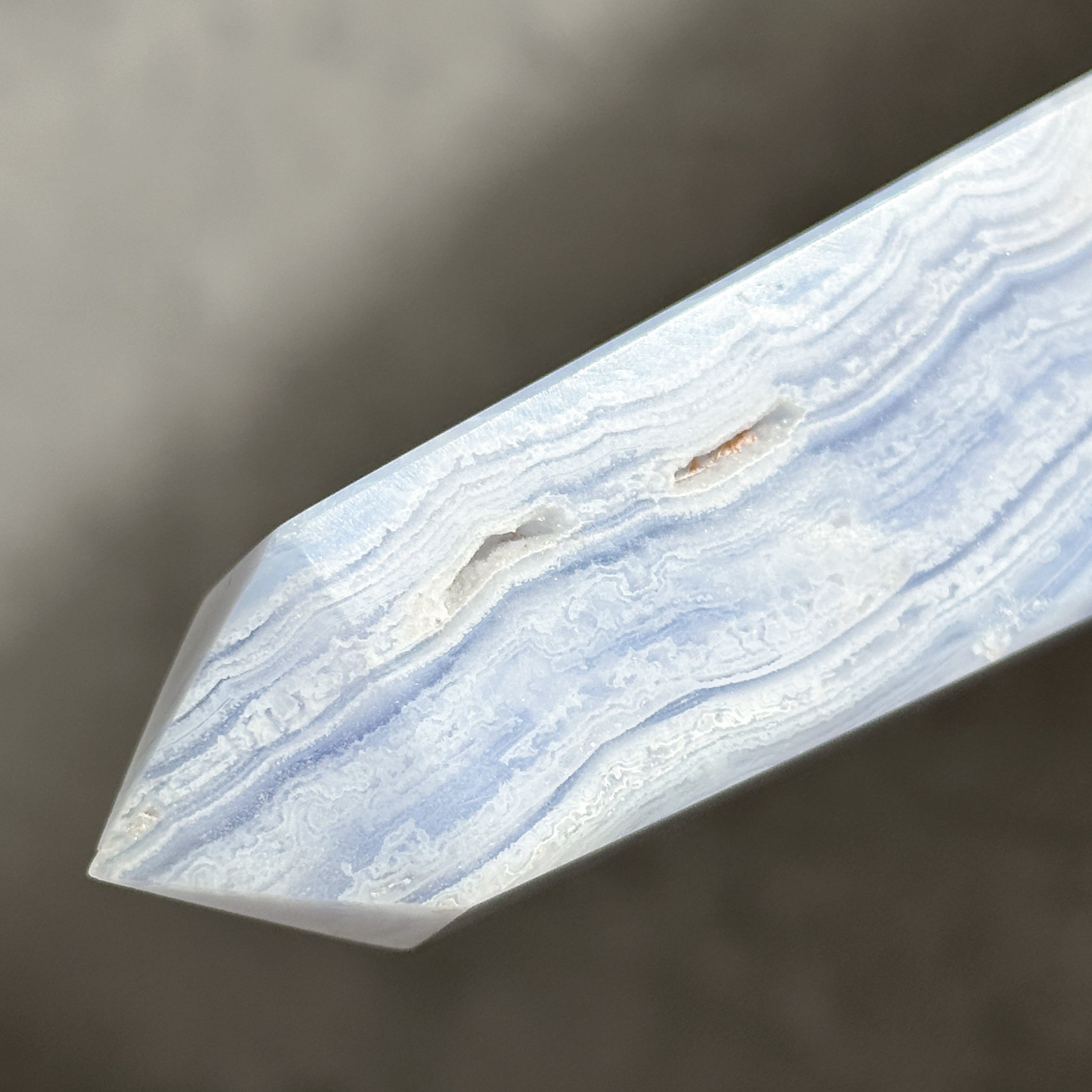ブルーレースアゲート タワー03◇ Blue Lace Agate ◇天然石・鉱物