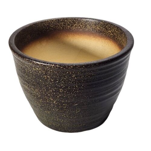 火色太鼓型傘立 （信楽焼き・陶器・傘立て・梅雨・雨・玄関・収納