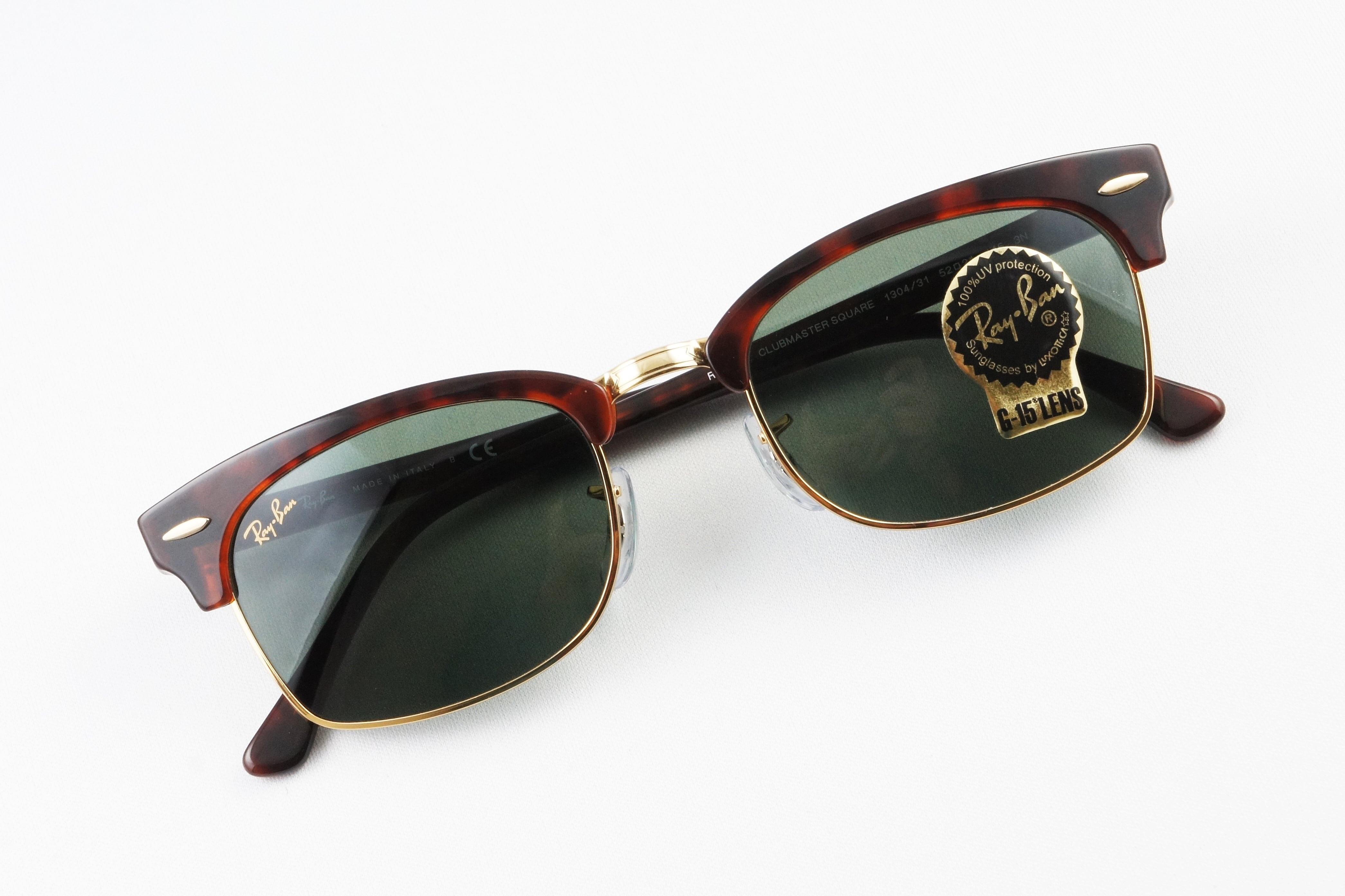 Ray-Ban サングラス RB3916 1304/31 CLUBMASTER スクエア サーモント