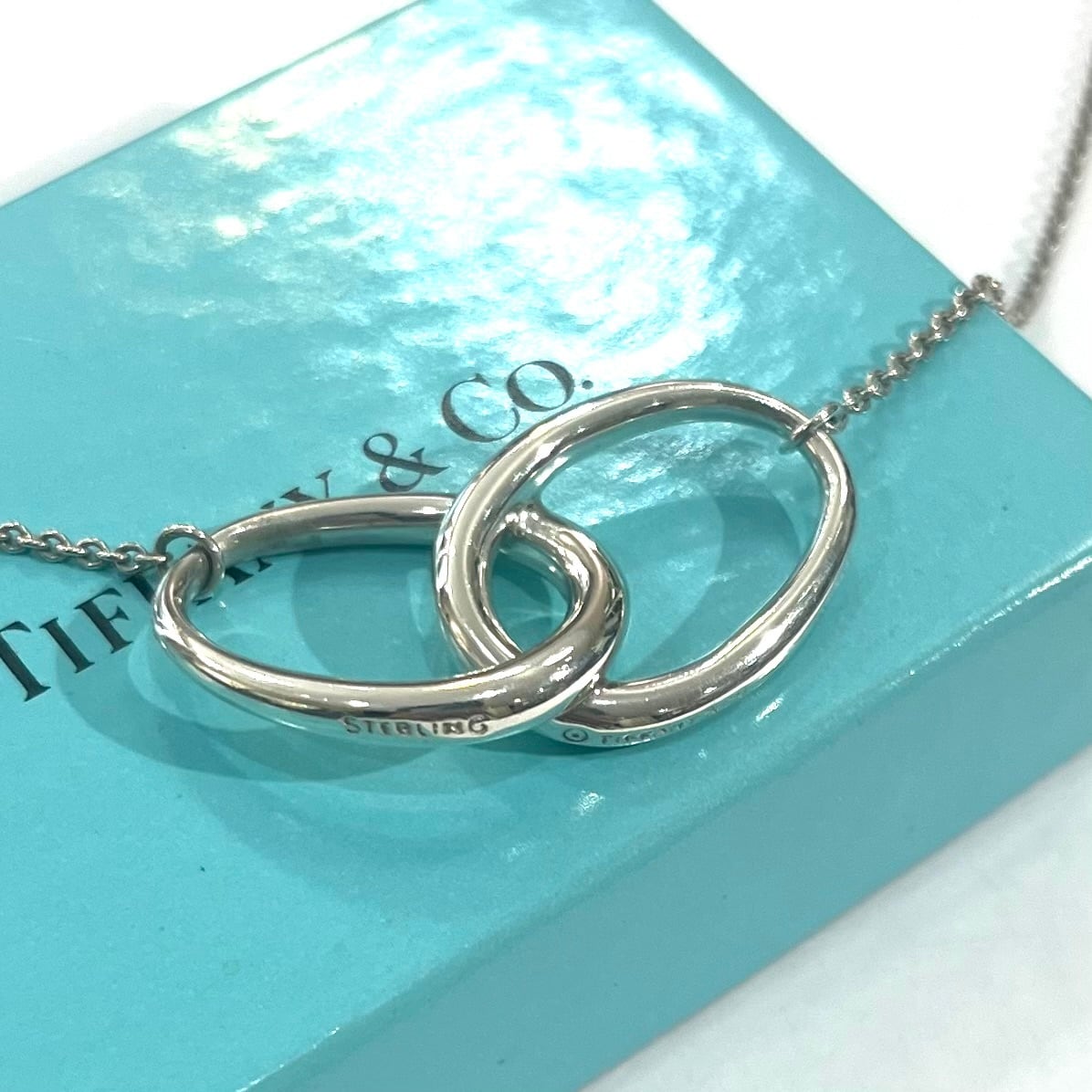 TIFFANY&CO.】2562 エルサ・ペレッティ ビッグダブルループ ネックレス