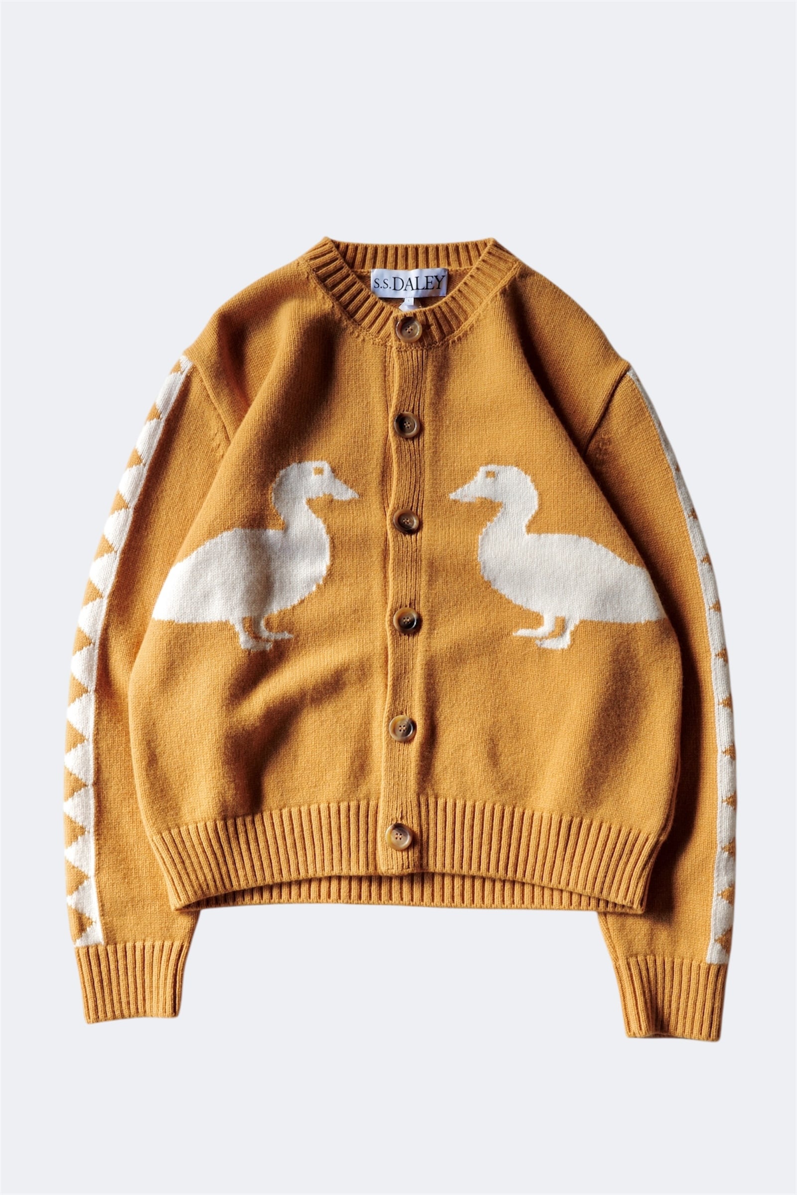 S.S.DALEY【JASPER DUCK CARDIGAN -MUSTARD-】