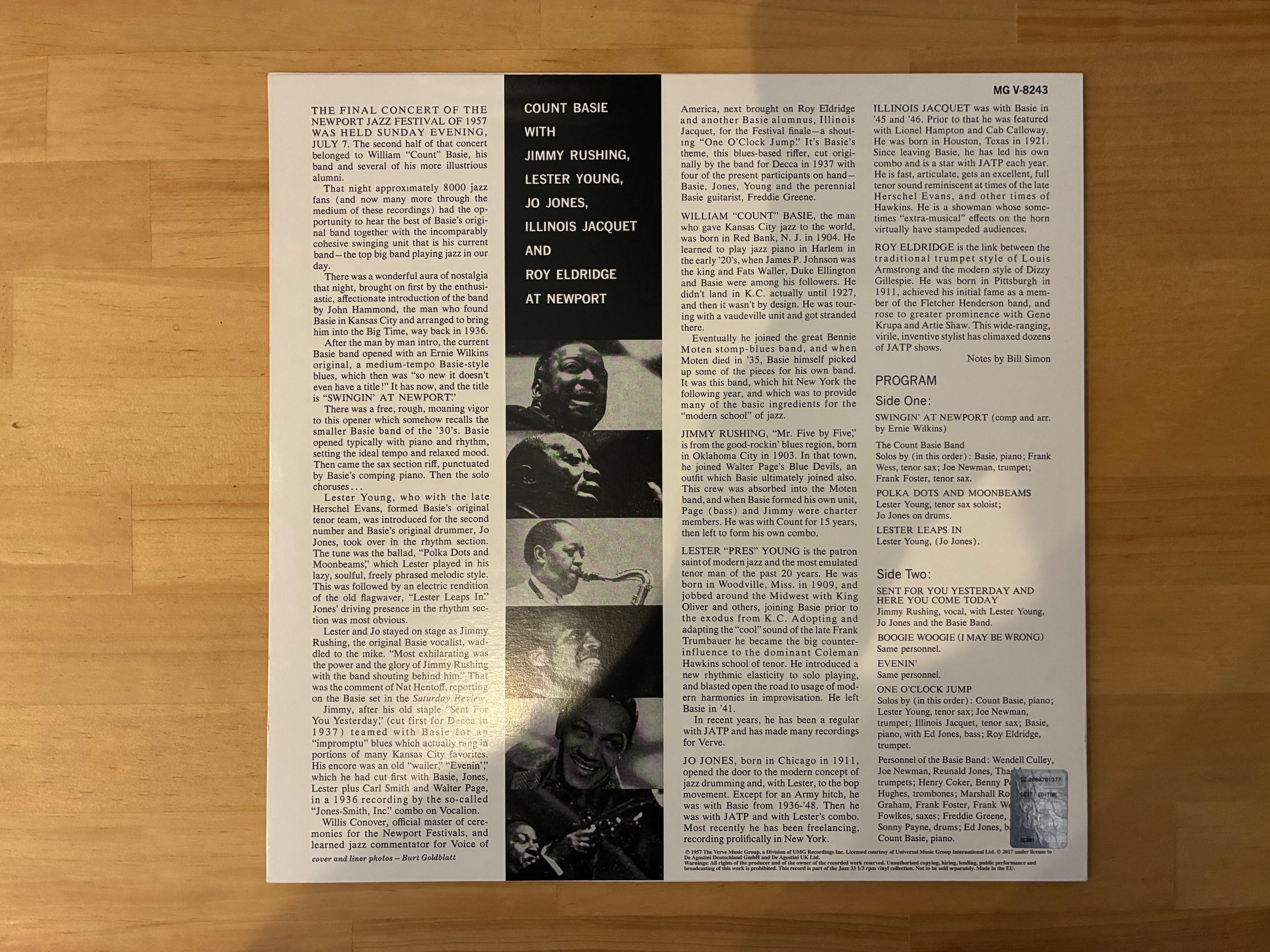 COUNT BASIE / AT NEWPORT | sixteen records (シックスティーンレコード)