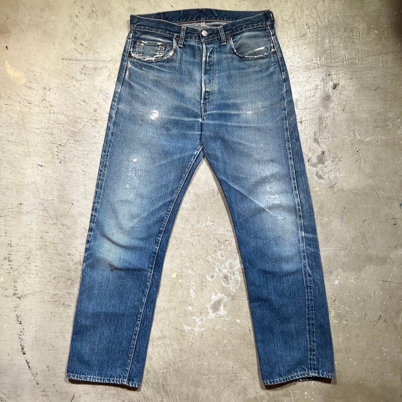 60's LEVI'S リーバイス 501XX デニム ギャラ無し 最終期 隠しリベット