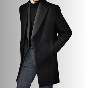 スリムフィットミドル丈テーラードコート　G086