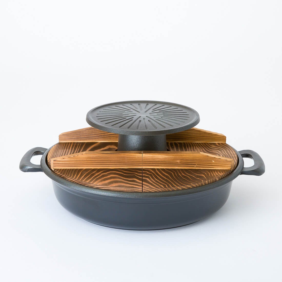 五進 / 焼きしゃぶ鍋 / アルミ / 30cm / ムーガタ鍋 / J-53 | 東伸販売