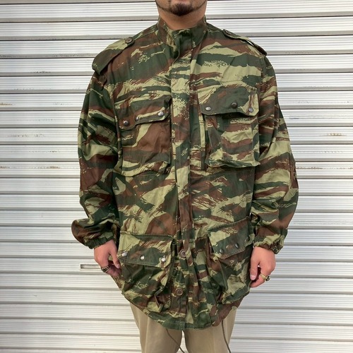 フランス軍 TAP47/56 フィールドジャケット パラトルーパージャケット 民製品 XL リザードカモ 迷彩 M47 ユーロ ヴィンテージ ミリタリー