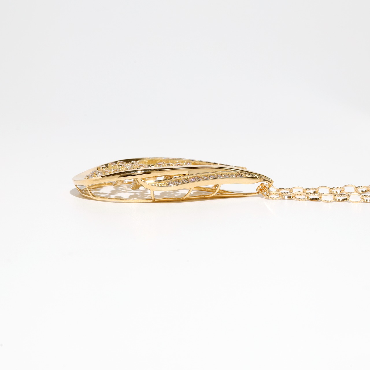 ダンシング ダイヤモンド デザインネックレス K18 / 1.000ct / 1.000ct