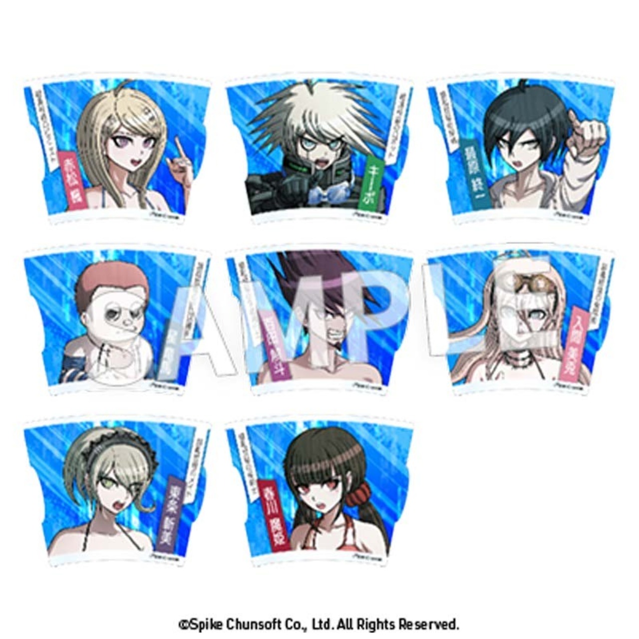 ニューダンガンロンパV3　アクリルパズルコースター  vol.1　ボックス（8個入） - 1