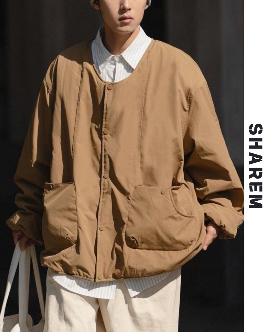 Balloon Loose Boa Blouson B0003