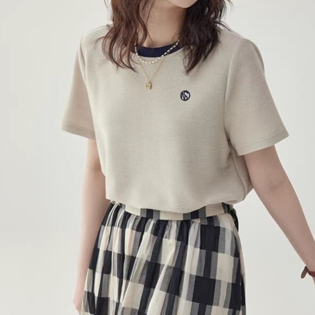 Tシャツ クルーネック カットソー  L1126