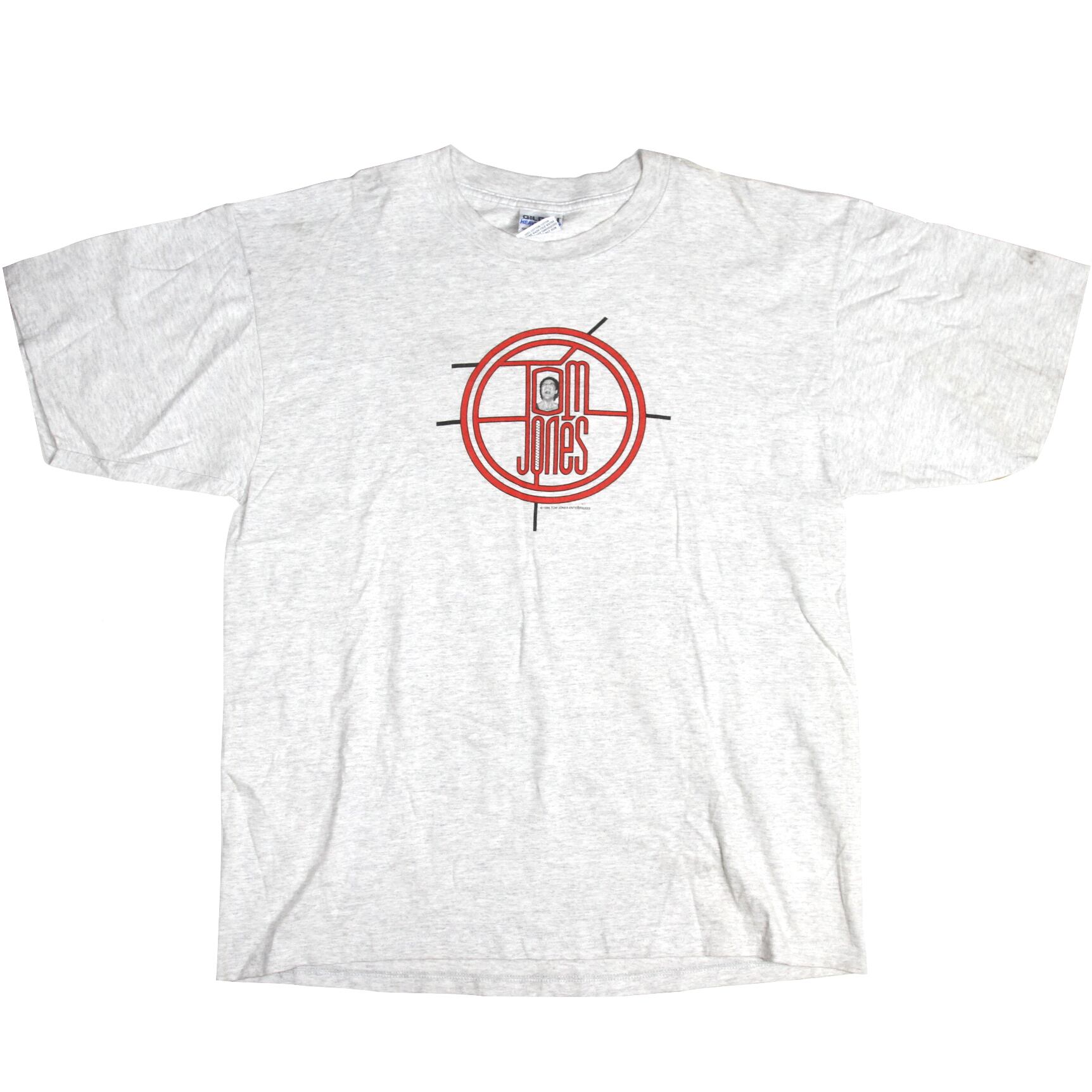 USED【XL】Vintage 90s Tom Jones Tee / GILDAN ©️1996