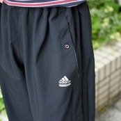 adidas side zip design wide nylon pants