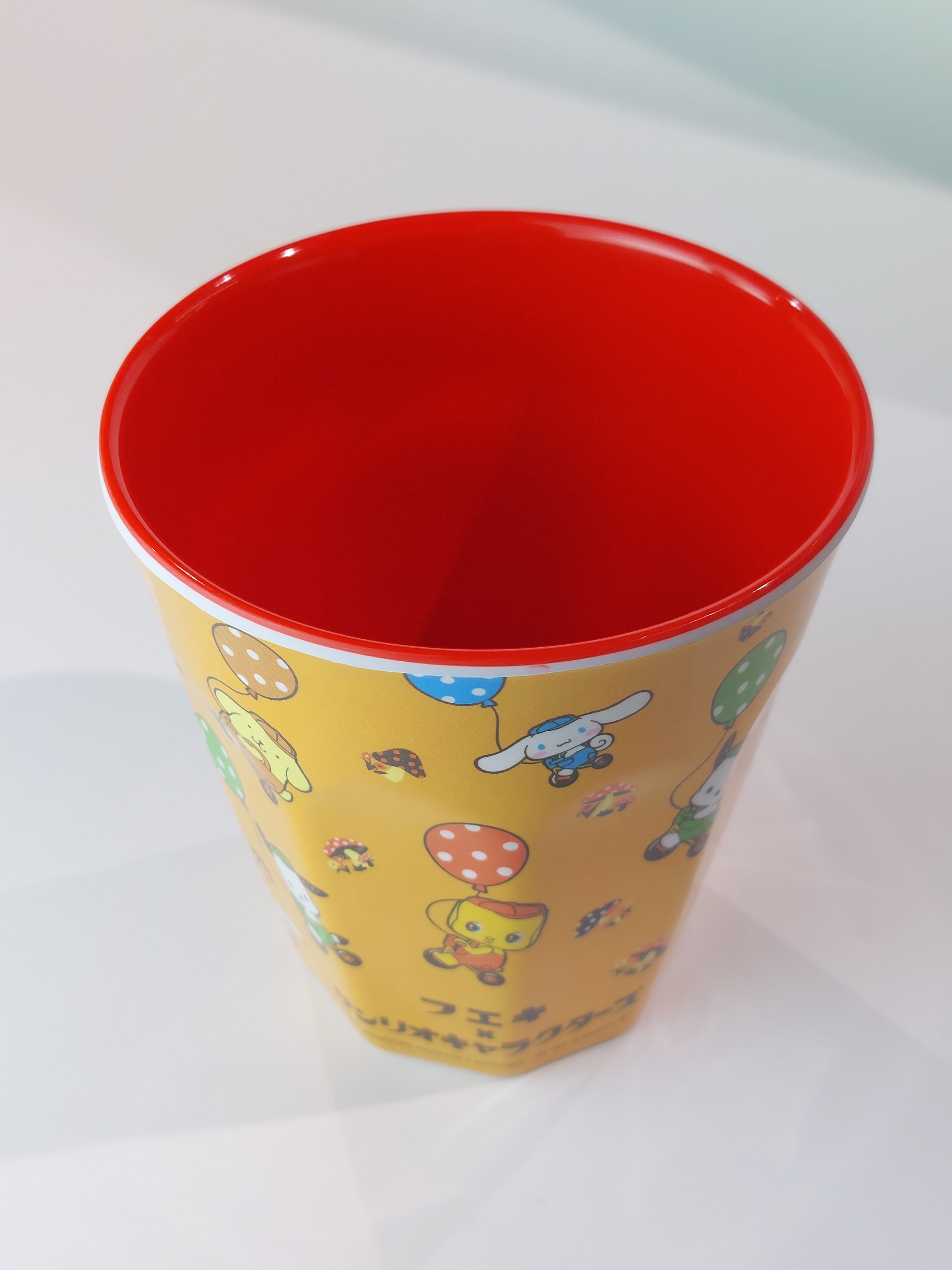 フエキ×サンリオキャラクターズ　メラミンカップ