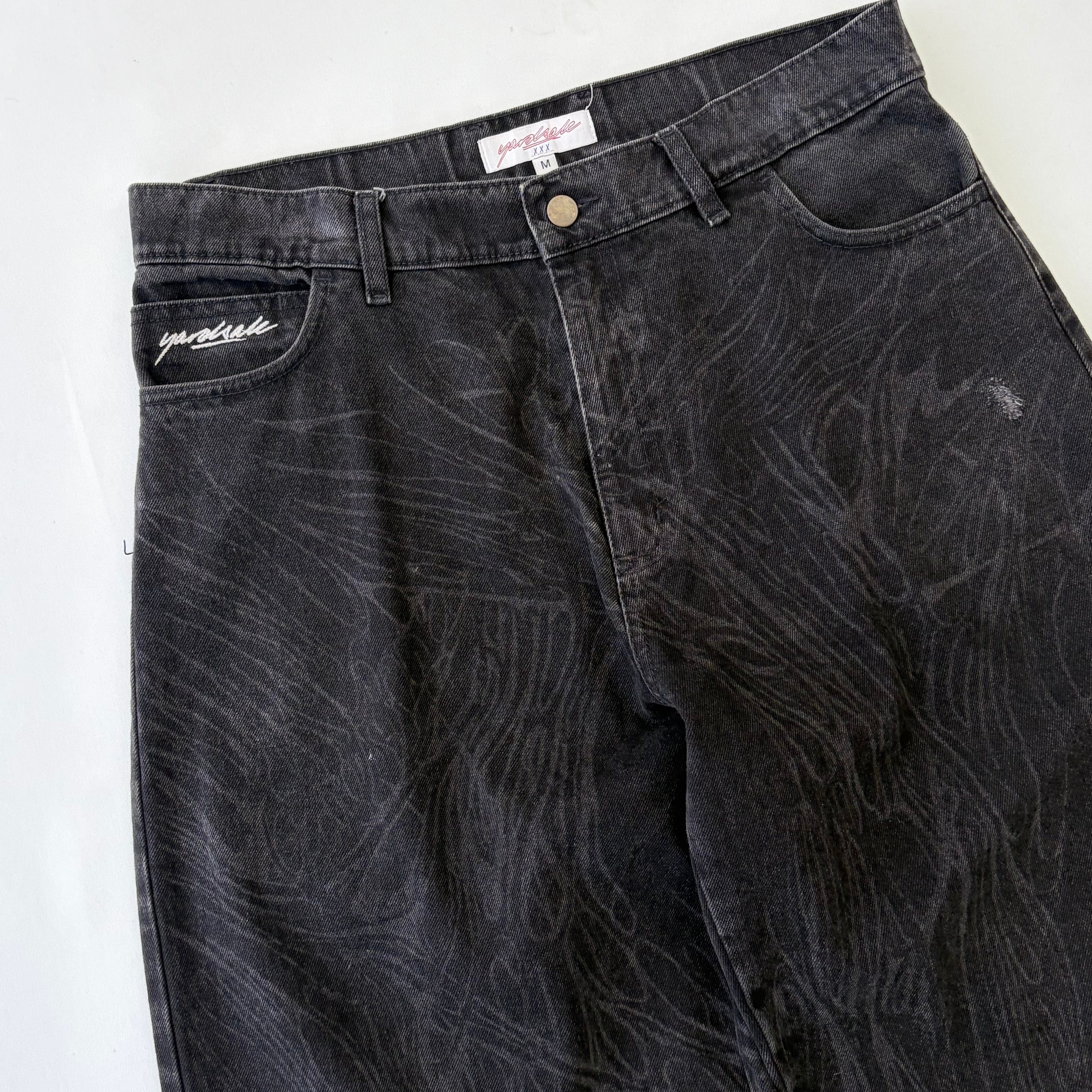 Yardsale デニムショートパンツ メンズ M ブラック ヤードセール 古着