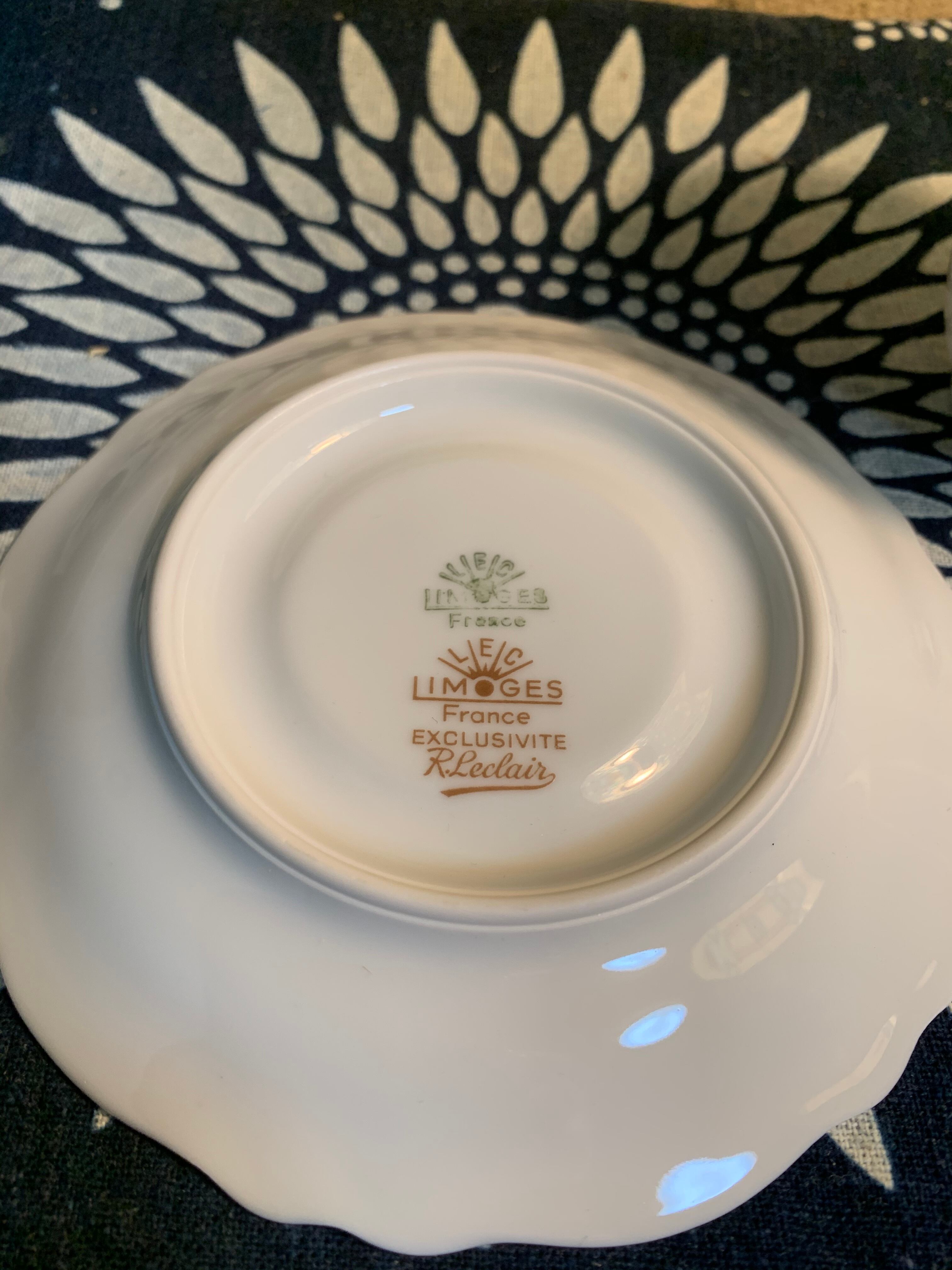 リモージュ France Exclusivite R. Leclair 2客 フランス