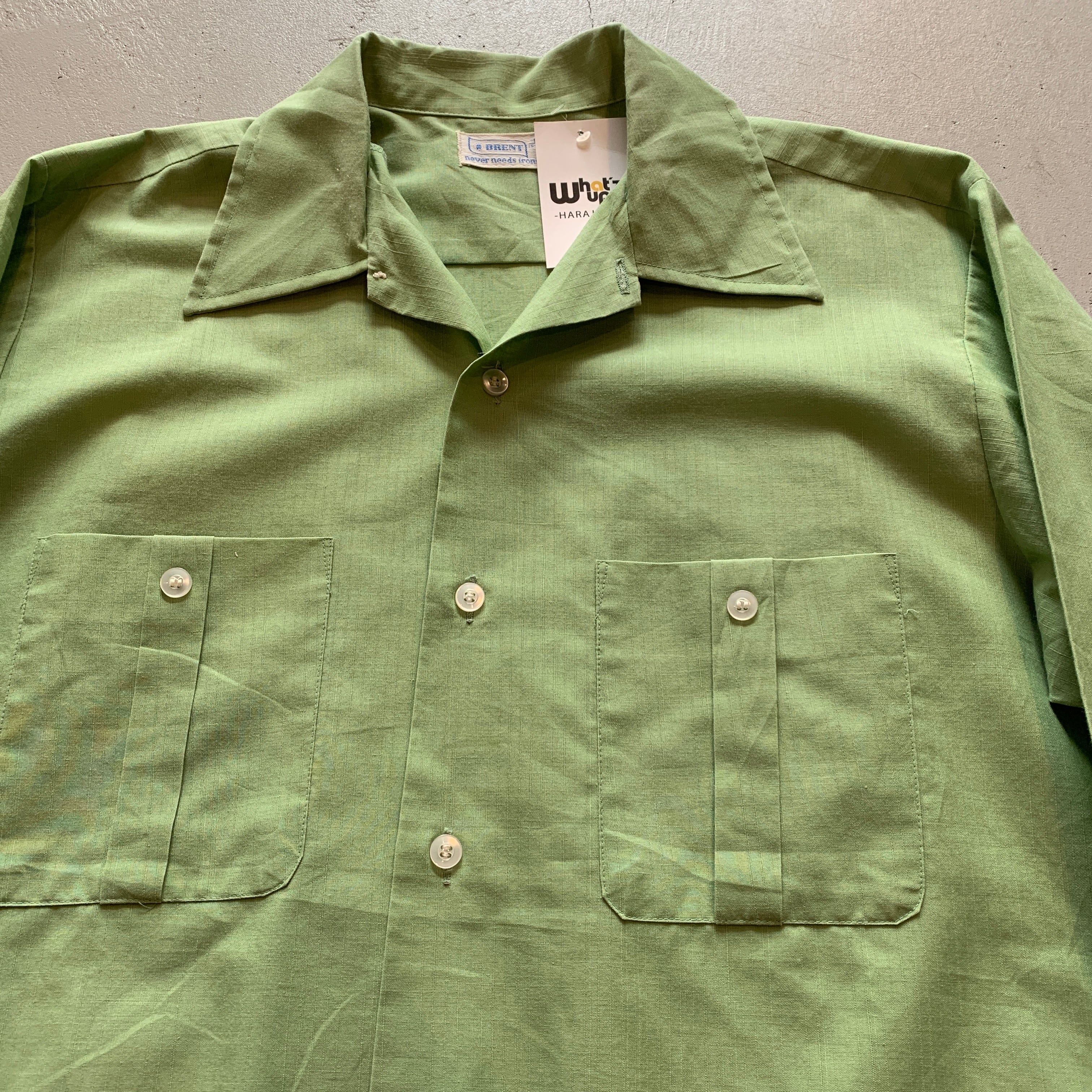 70s BRENT cotton/polyester(?) shirt【高円寺店】 | What'z up