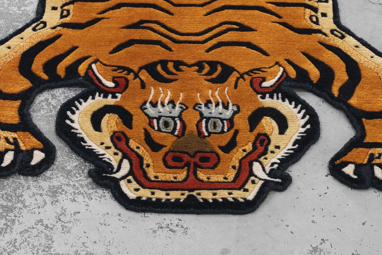 Tibetan Tiger Rug 《Sサイズ•プレミアムウール537》チベタンタイガー