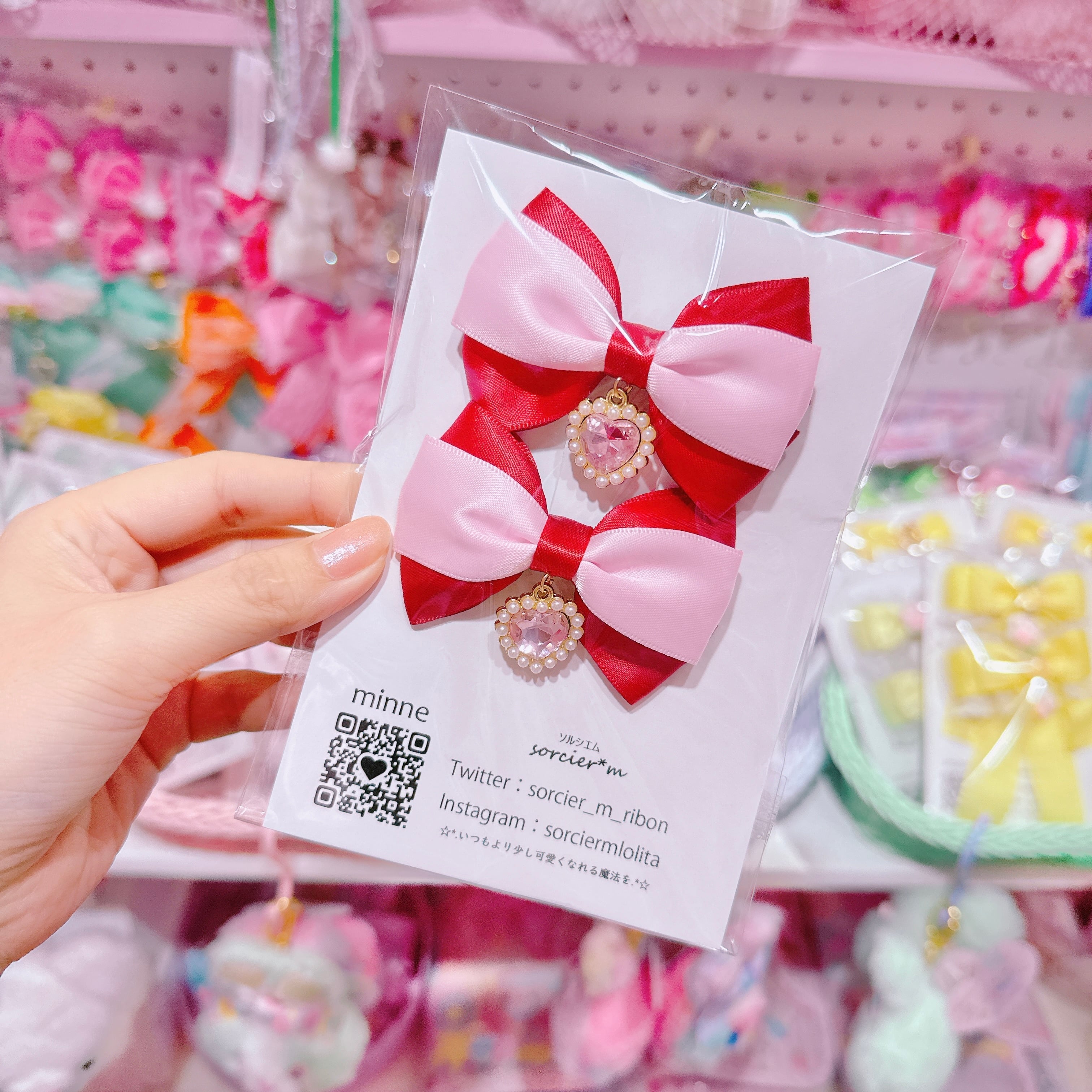 【E10】6-24ツインヘアクリップ