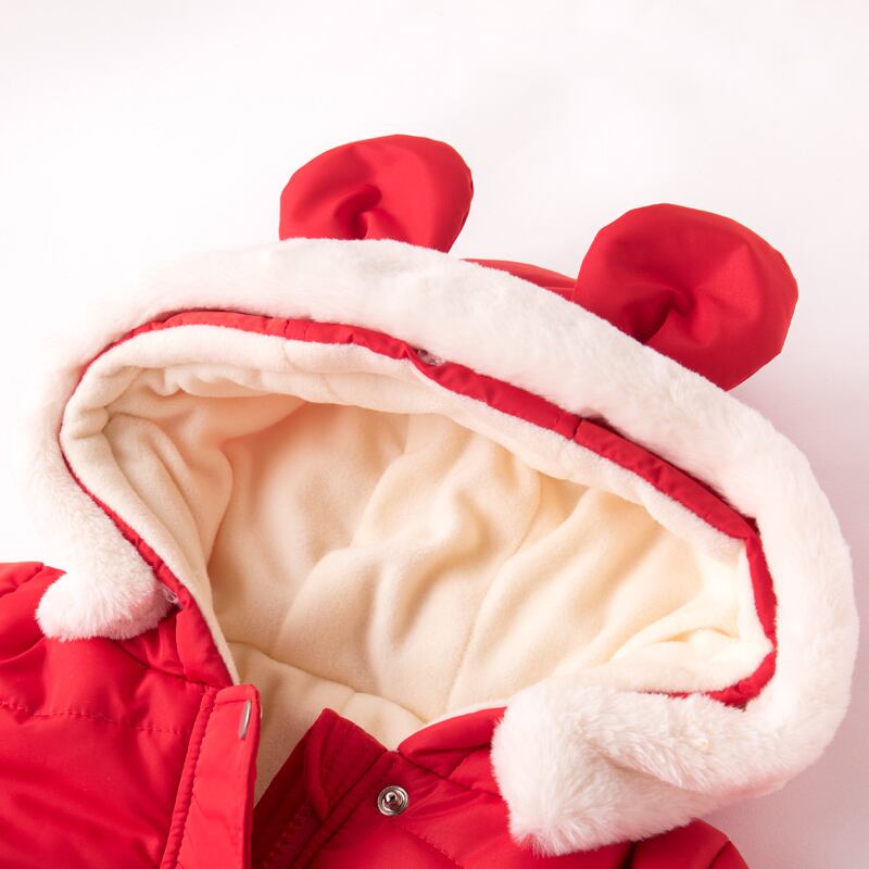 赤ん坊の年の服の冬の服の男性とベルベットの年の服の赤ん坊の唐のスーツ Duduベイビー3803174