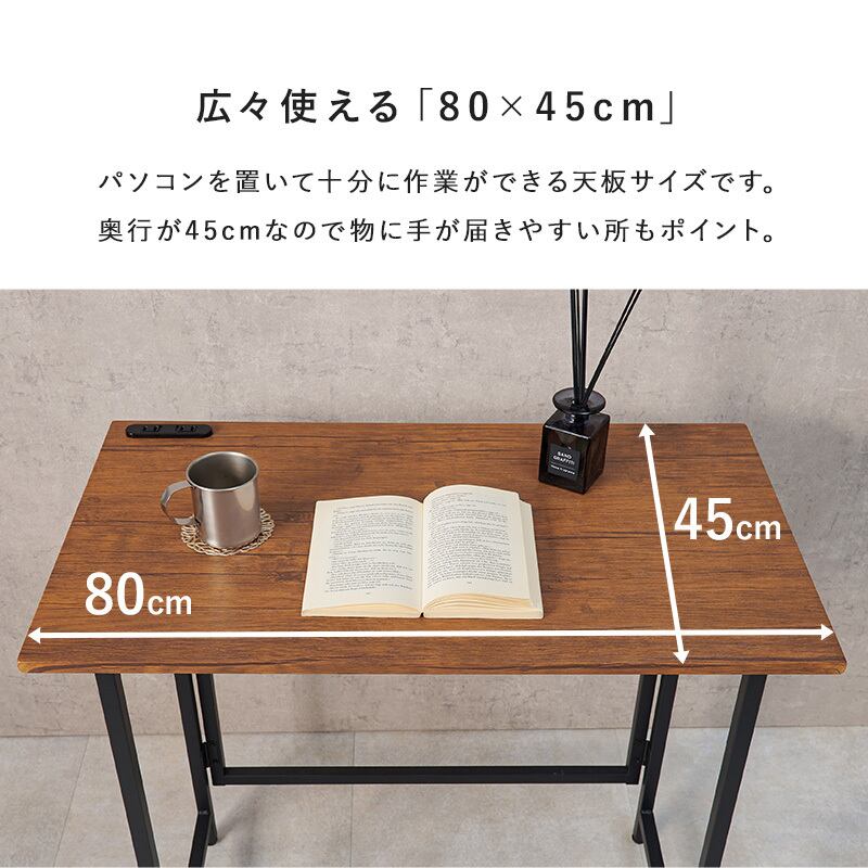 【新品・未使用】 デスク　折りたたみデスク＆チェアー　学習机　2点セット 組立式】折りたたみデスク&チェア 2点セット デスクワーク 作業台 学習