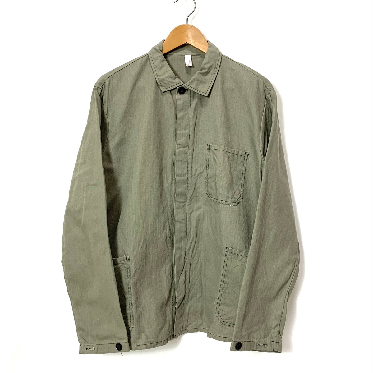 70s 80s BUND ドイツ軍 ワークジャケット エレファントスキン ユーロ 