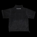 AUTOGRAPH LOGO WASHED VELOUR ZIP SHIRT