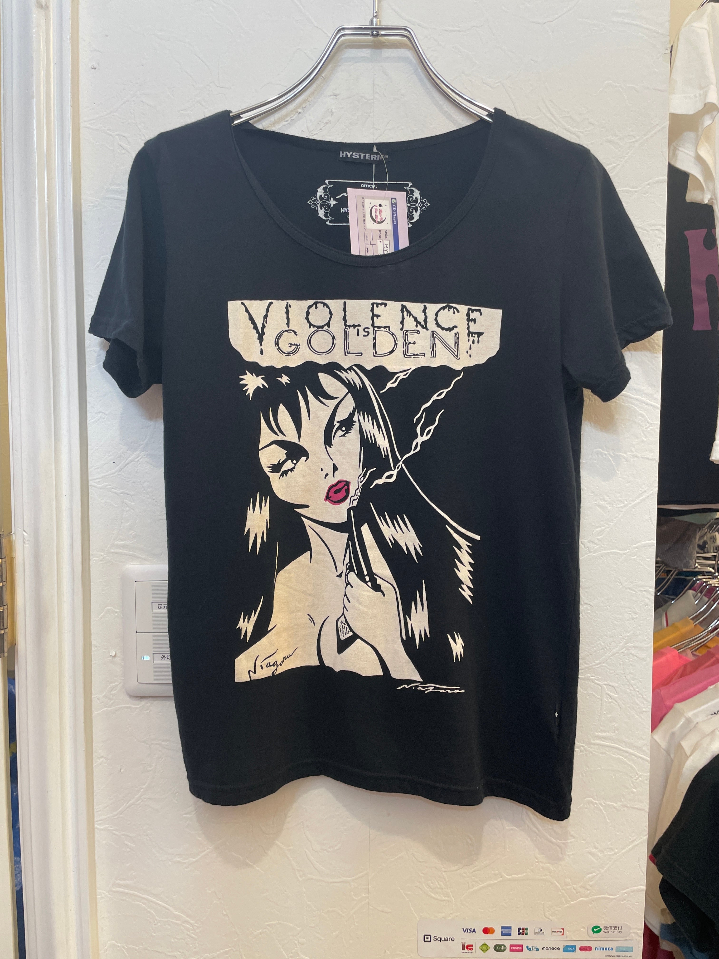 HYSTERIC GLAMOUR Kurt Cobain tee | LUV U 2 THE MOON