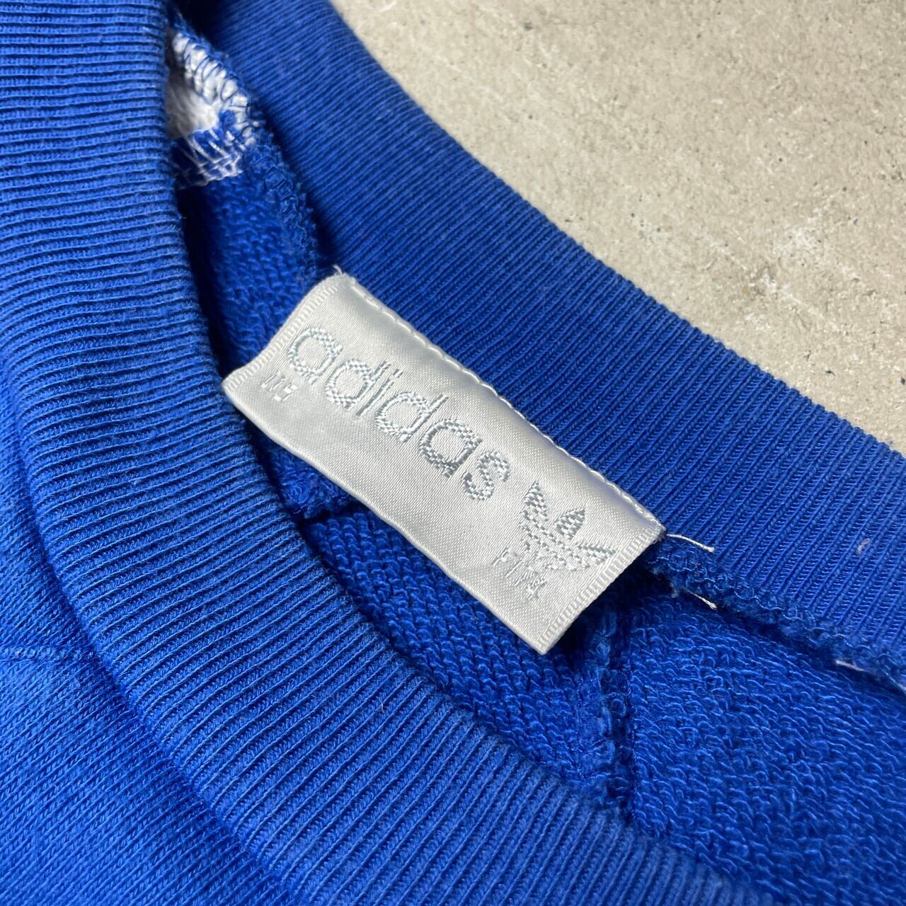 80年代 adidas アディダス トレフォイルロゴ 切り替えデザイン