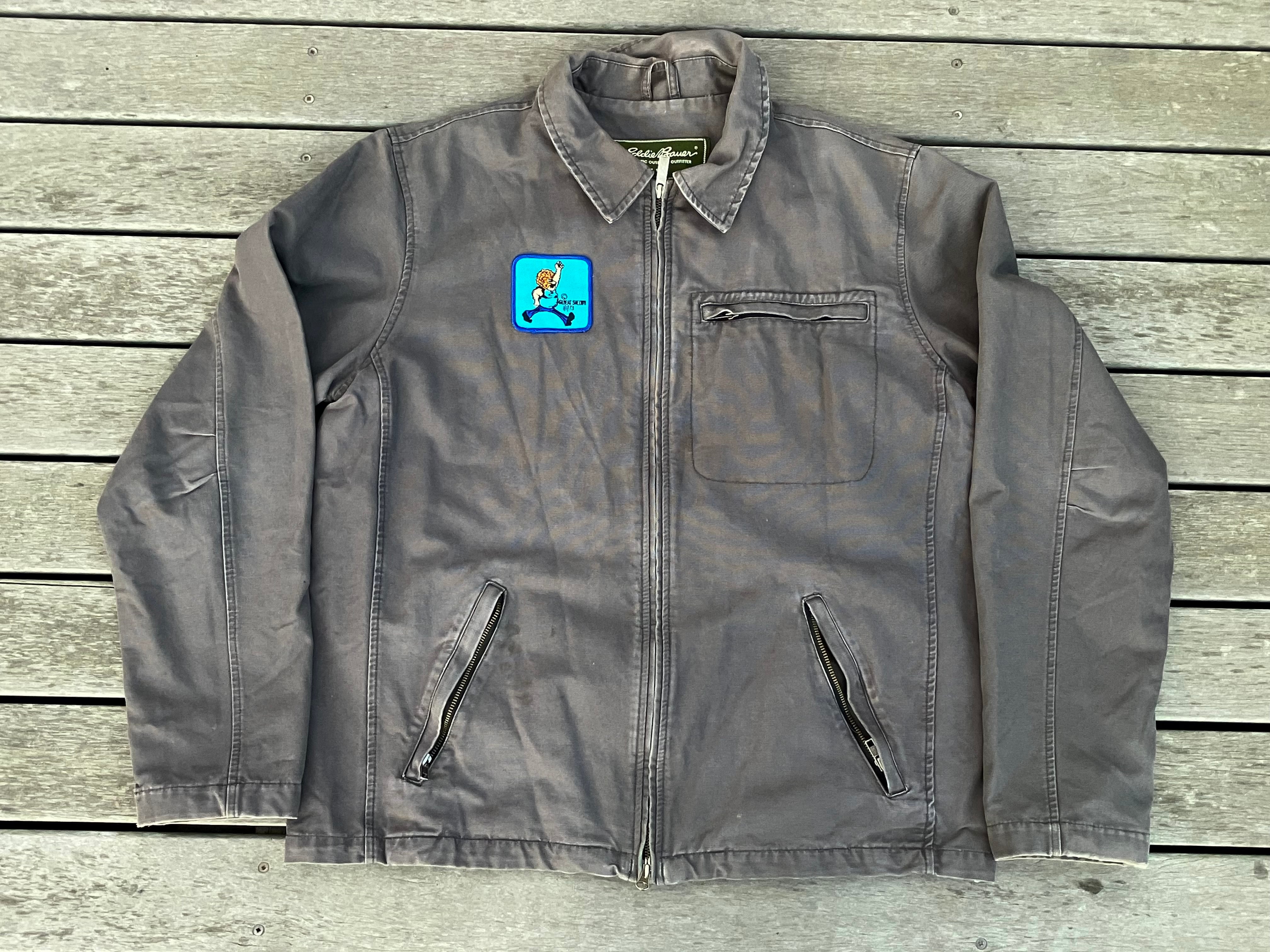 00s Eddie Bauer DETROIT TYPE WORK JACKET XL TALL