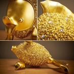 金魚 置き物 オーナメント デスクトップの装飾品 真鍮の魚のテーブル装飾品 家の装飾 クリエイティブモ ダン パーティー 部屋の装飾 家の装飾 かわいいギフト