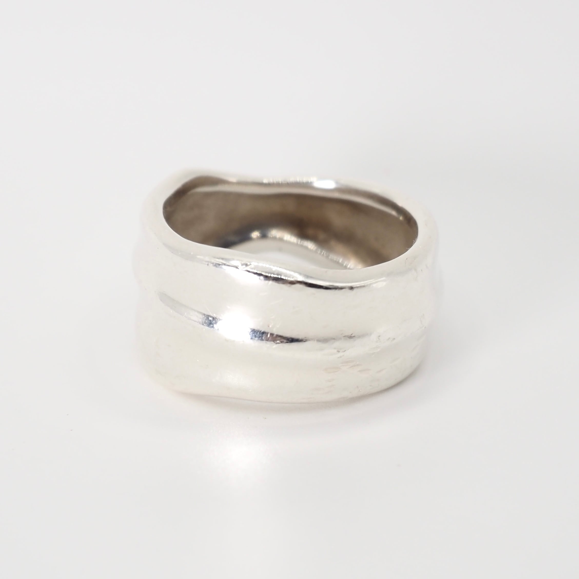 Tiffany&Co. 約10号 リーフリング シルバー925 ティファニー