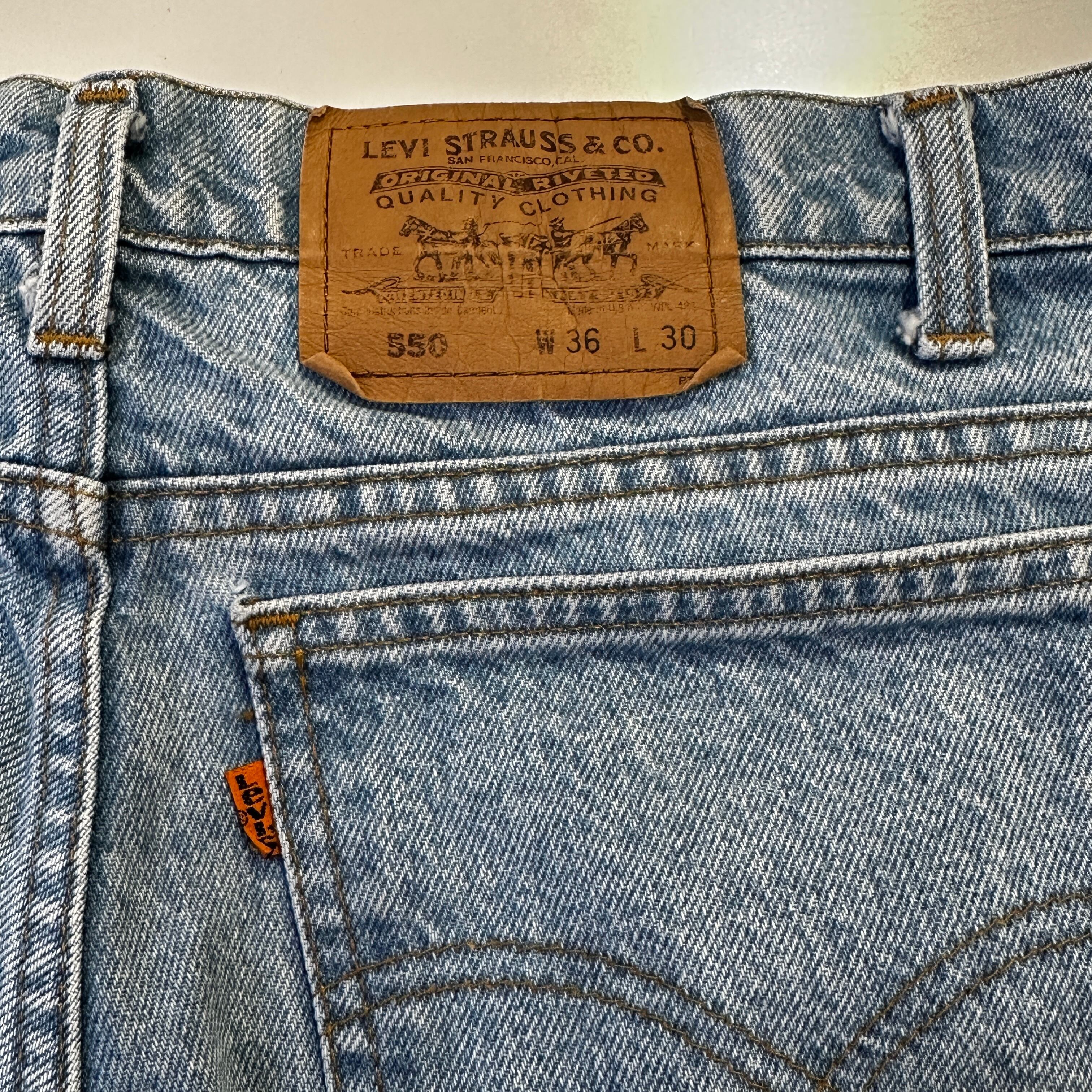 1990s LEVI'S 550 DENIM PANT USA 実寸W36 L28 | safarionline