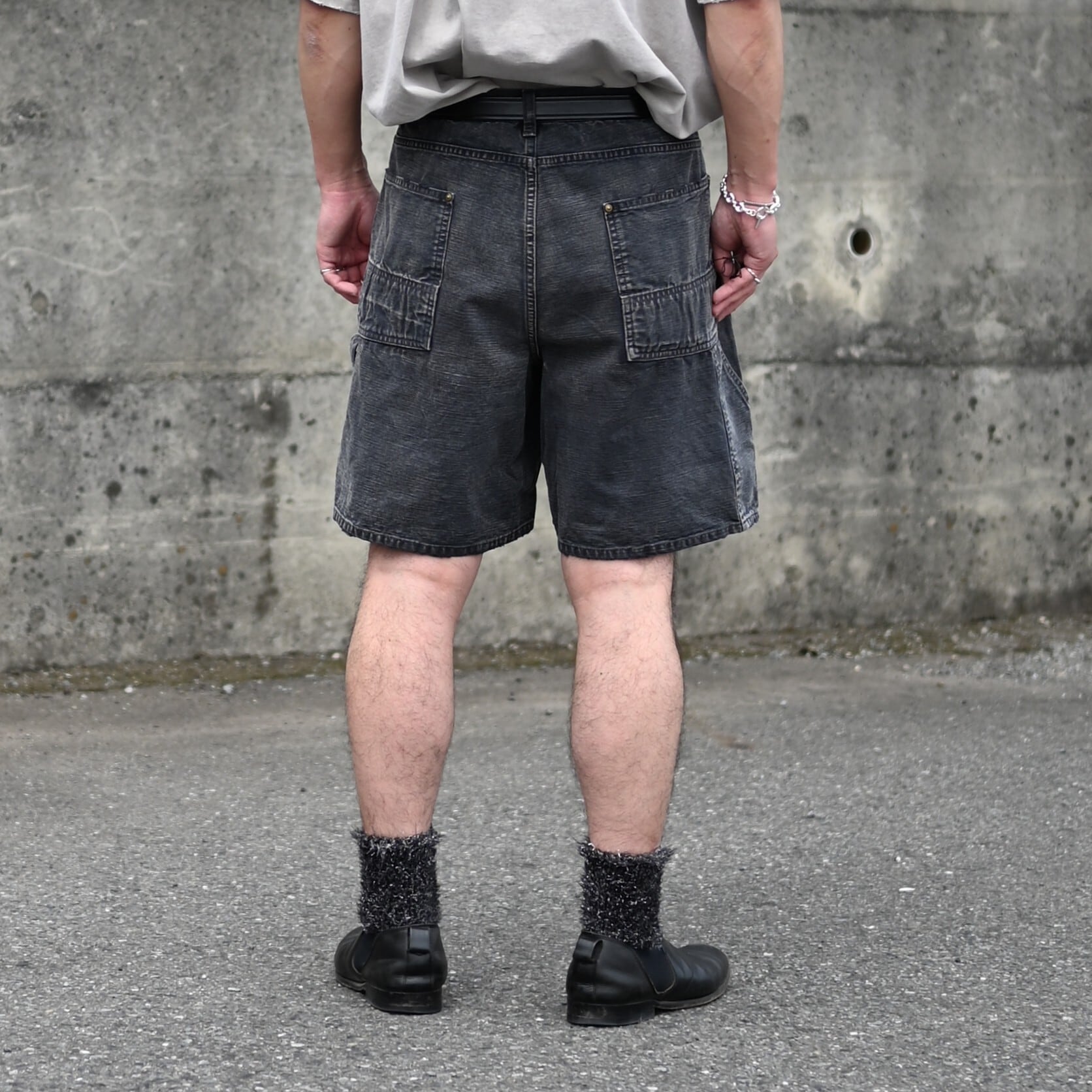 BOWWOW / DOUBLE KNEE DUCK SHORTS AGED | GANKO