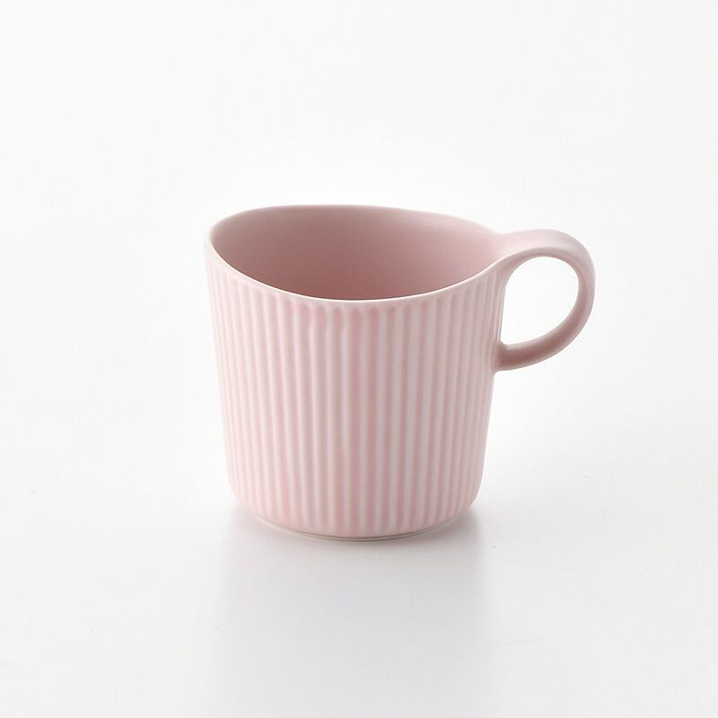 線彫 ピンク マグカップ大0095460240 | 波佐見焼ショップ ミニョン