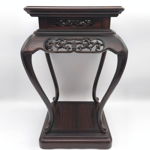 唐木・花台・香炉台・猫脚・No.250817-11・梱包サイズ120